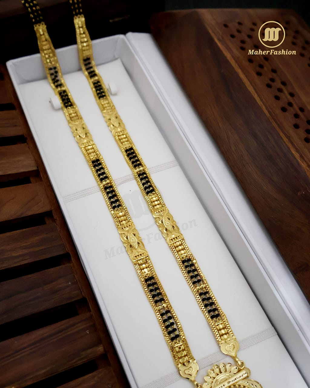 ADORABLE GOLD PLATED MANGALSUTRA / MAHERFASHION